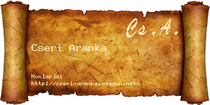 Cseri Aranka névjegykártya